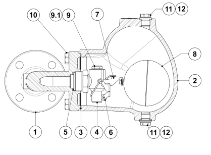 Bẫy phao khí nén Adca Model FA25.1