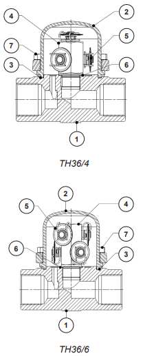 Bẫy hơi nhiệt tĩnh Adca Model TH36