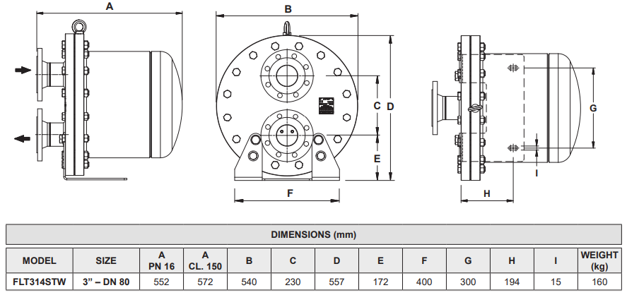 Bẫy hơi phao Adca Model FLT314TW