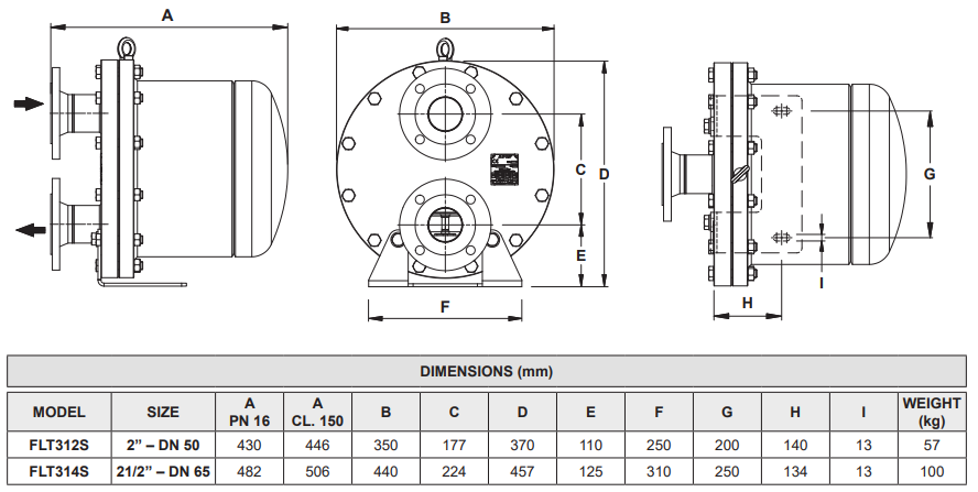 Bẫy hơi phao Adca Model FLT312 - 314