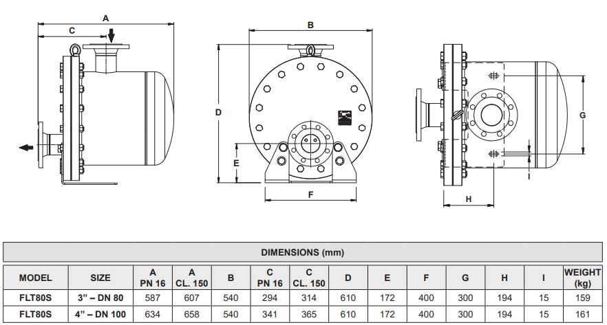 Bẫy hơi phao Adca Model FLT80