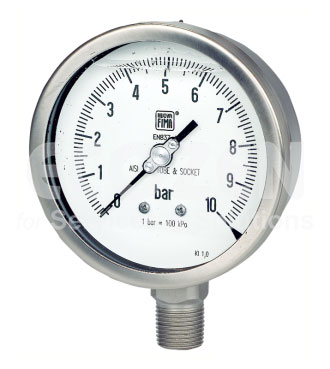 Đồng hồ áp suất Nuova Fima có dầu Model MGS18 - ECOZEN