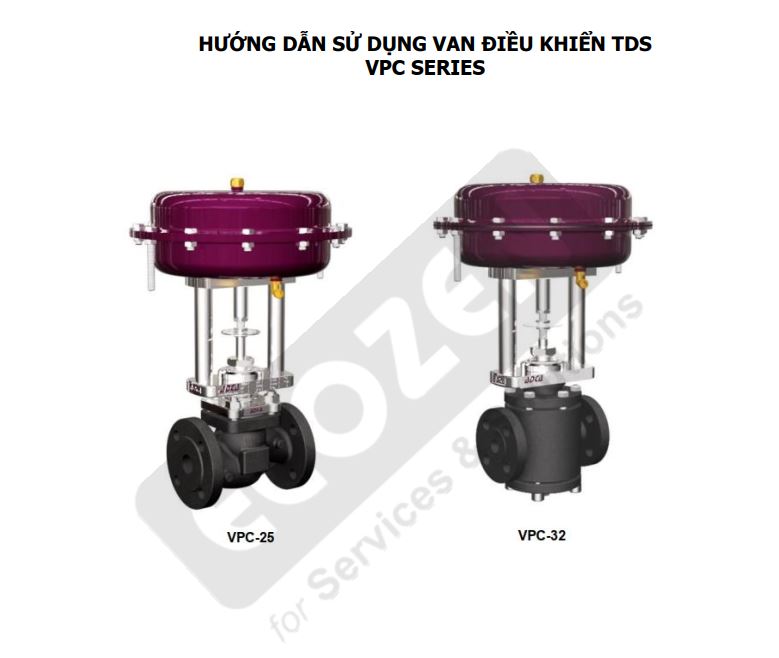 Hướng dẫn sử dụng Van điều khiển TDS Adca Model VPC