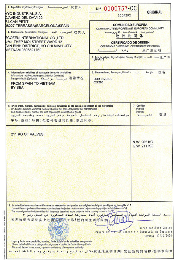 CO CQ VYC
