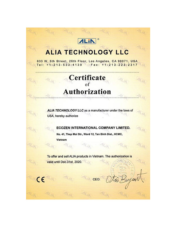 Giấy ủy quyền Alia