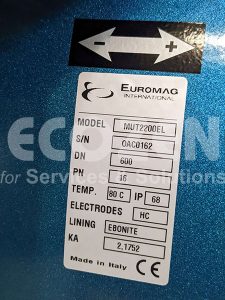 Đồng hồ điện từ Euromag Model MUT2200EL DN600