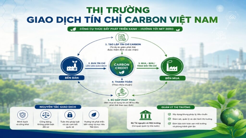 thị trường giao dịch tín chỉ carbon