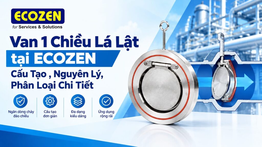 Van 1 chiều lá lật